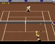 une photo d'Ã©cran de Super Tennis sur Nintendo Super Nes